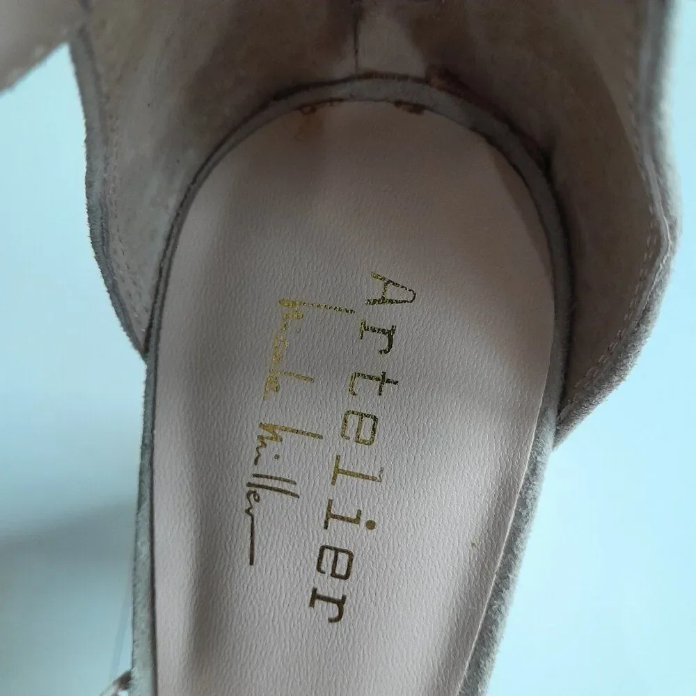 Nicole Miller Artelier Jagger Heel Sandal Size 8.5 M